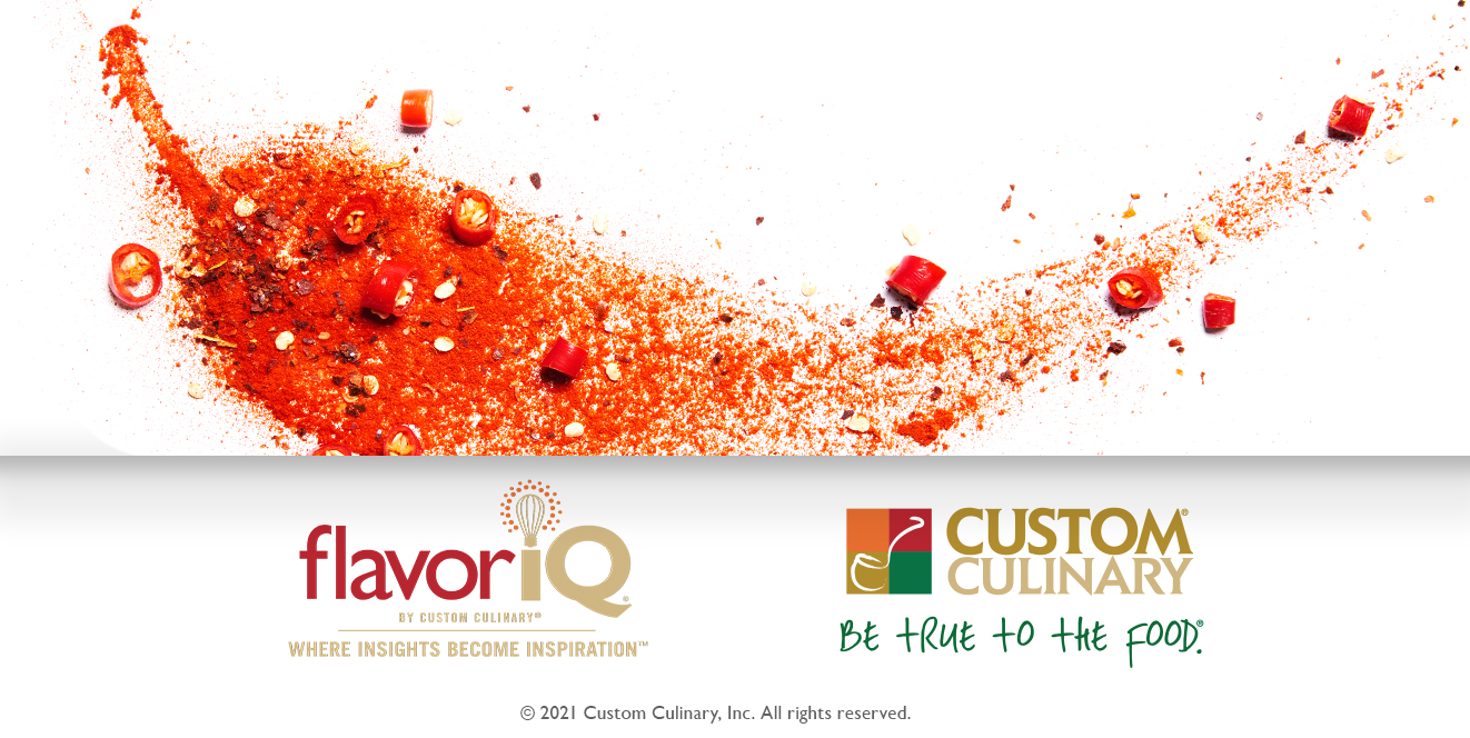 Custom Culinary Footer Image with Chile Powder
