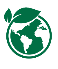 green sustainable earth icon