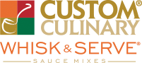 Custom Culinary Whisk and Serve Sauces and Mixes Logo
