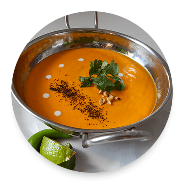VEGAN CURRIED CARROT SOUP