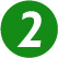 number 2 green circle