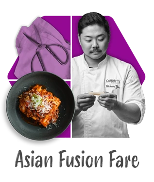 2025 Food and Flavor Asian Fusion Fare Chef Gideon