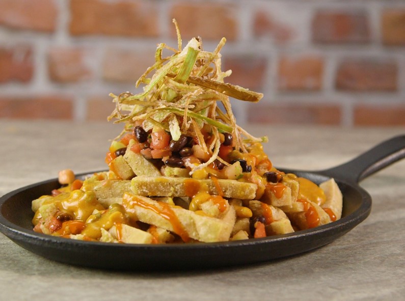 Chickpea Fry Poutine recipe