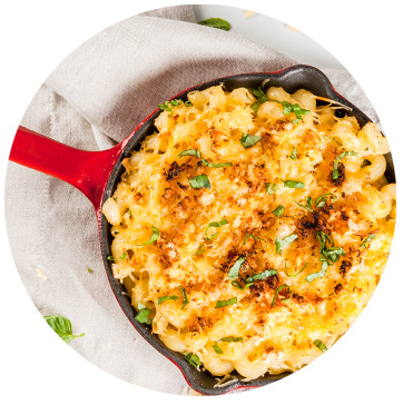Plant-Based Chickpea Mac and Cheese