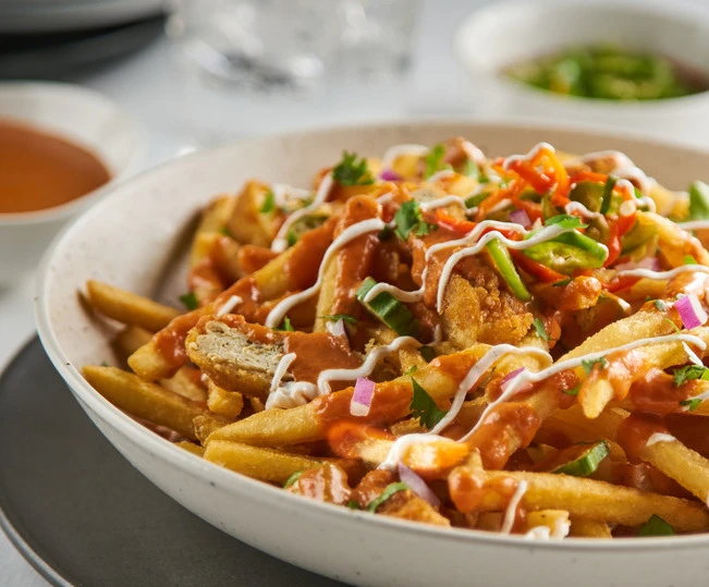 Butter Chicken Loaded Fries