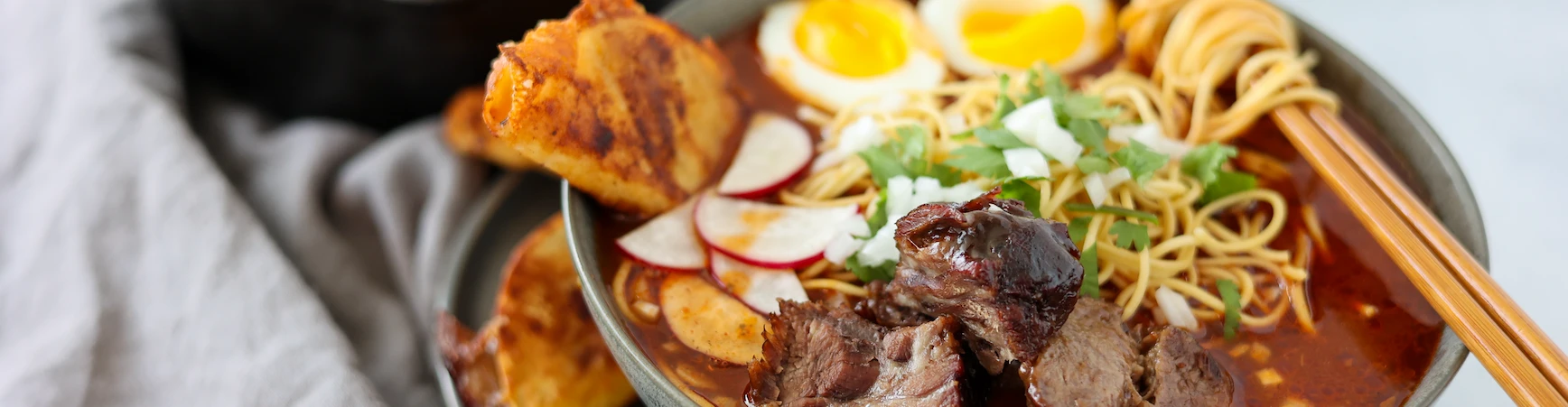 birria beef ramen latin broth