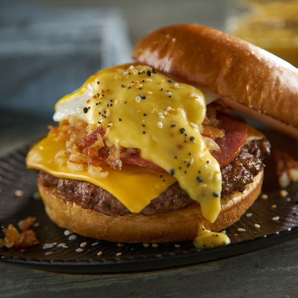 breakfast benny burger recipe hollandaise sauce