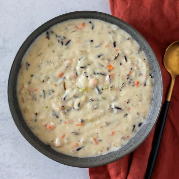 Creamy Turkey & Wild Rice Bisque