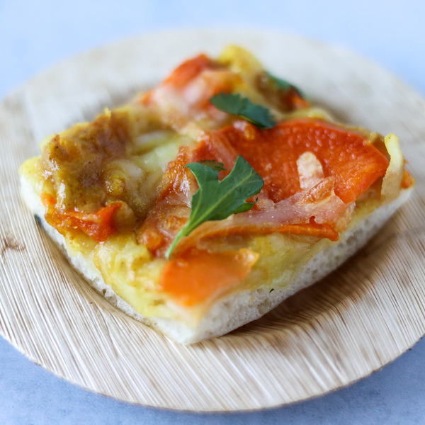 Sweet Potato Coconut Curry Flatbread